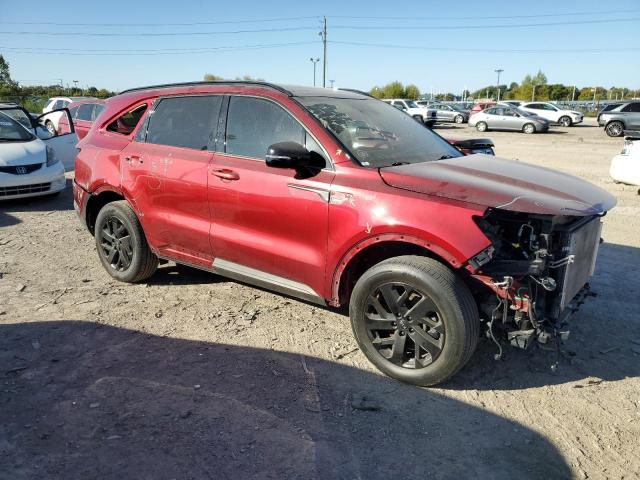 5XYRLDLC1MG030104 - 2021 KIA SORENTO S RED photo 4