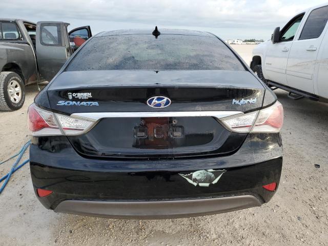 KMHEC4A41CA054245 - 2012 HYUNDAI SONATA HYBRID BLACK photo 6