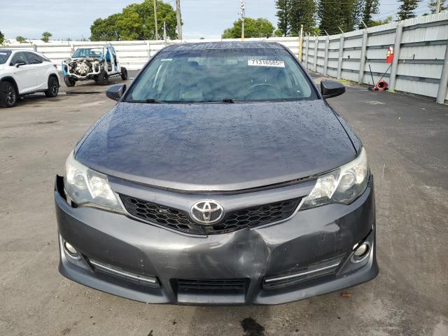 4T1BF1FK4CU147193 - 2012 TOYOTA CAMRY BASE GRAY photo 5
