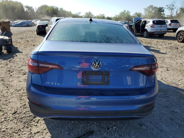 3VW7M7BU7NM015768 - 2022 VOLKSWAGEN JETTA SE BLUE photo 6