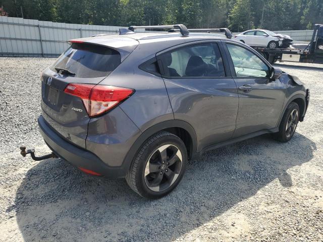 3CZRU6H78JM726021 - 2018 HONDA HR-V EXL Szary zdjęcie 3
