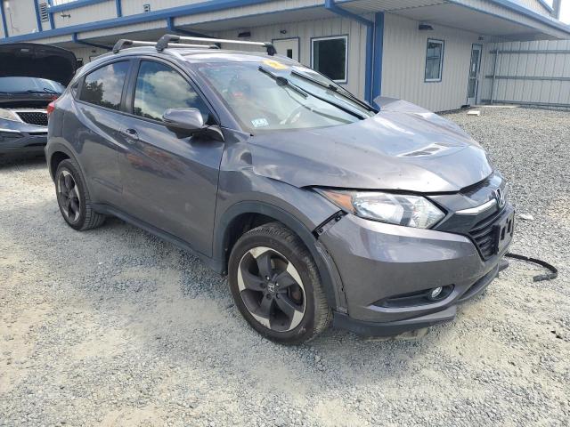 3CZRU6H78JM726021 - 2018 HONDA HR-V EXL Szary zdjęcie 4