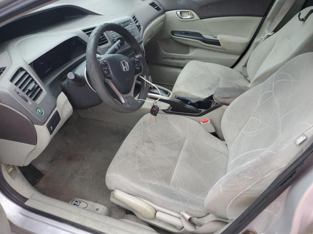2HGFB2F58CH588251 - 2012 HONDA CIVIC LX 银色 照片 7