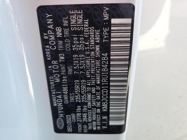 KM8JCCD11RU184284 - 2024 HYUNDAI TUCSON SEL CONVENIENCE WHITE photo 14