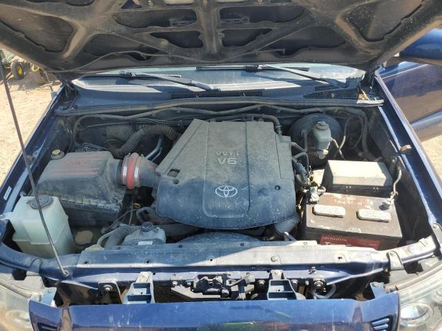 5TELU42N55Z103522 - 2005 TOYOTA TACOMA DOUBLE CAB BLUE photo 11