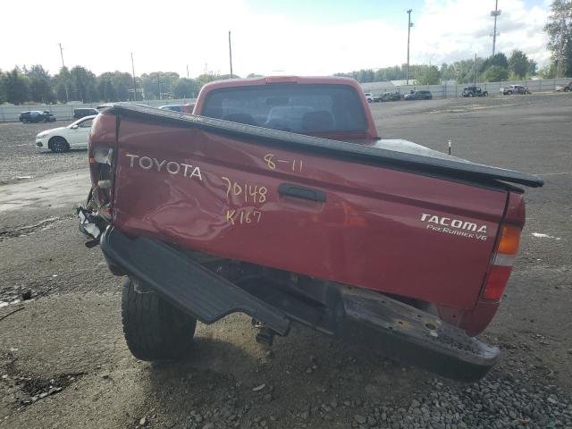 4TASN92N4XZ413709 - 1999 TOYOTA TACOMA XTRACAB PRERUNNER RED photo 6