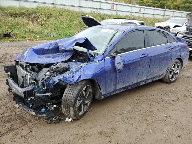 KMHLP4AGXPU415207 - 2023 HYUNDAI ELANTRA LIMITED BLUE photo 1