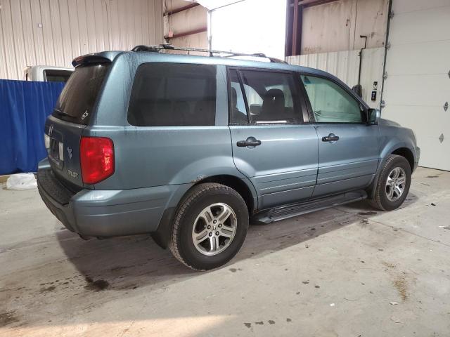 5FNYF18665B026577 - 2005 HONDA PILOT EXL Կապույտ լուսանկար 3