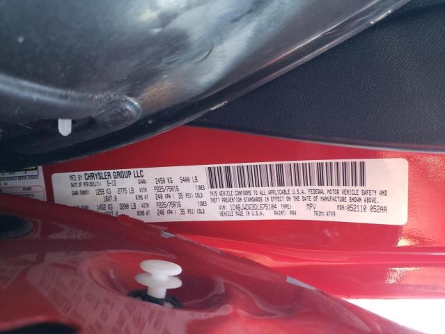 1C4BJWDG3DL675104 - 2013 JEEP WRANGLER UNLIMITED SPORT RED photo 13