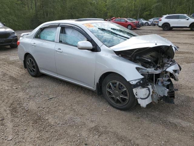 2T1BU4EE1DC101178 - 2013 TOYOTA COROLLA BASE SILVER photo 4