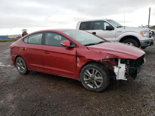 KMHD84LF0JU636117 - 2018 HYUNDAI ELANTRA SEL RED photo 4