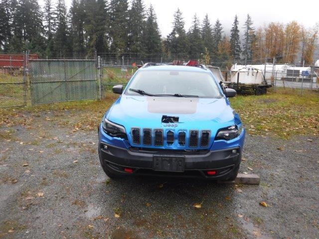 1C4PJMBN8KD188869 - 2019 JEEP CHEROKEE TRAILHAWK BLUE photo 5