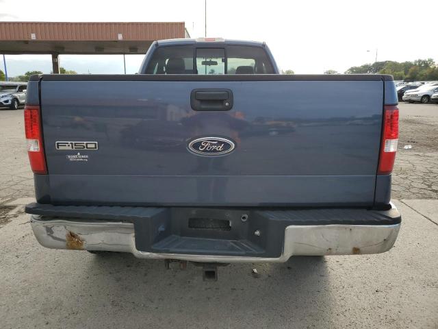 1FTRF14595NC11516 - 2005 FORD F150 BLUE photo 6