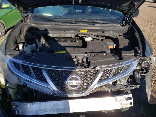 JN8AZ1MWXDW316057 - 2013 NISSAN MURANO S BLACK photo 12