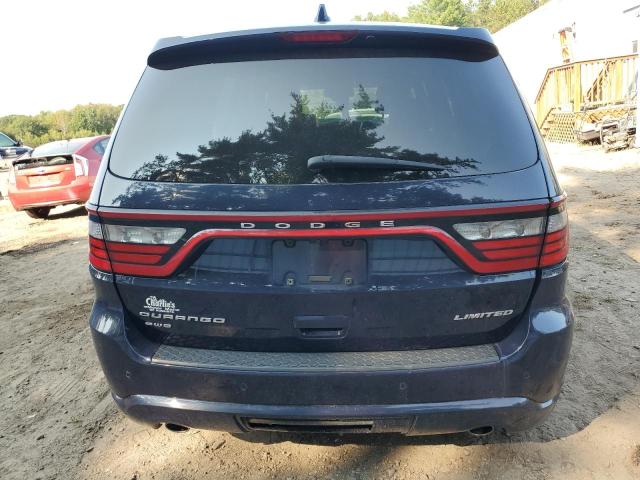 1C4RDJDG5GC400590 - 2016 DODGE DURANGO LIMITED BLUE photo 6