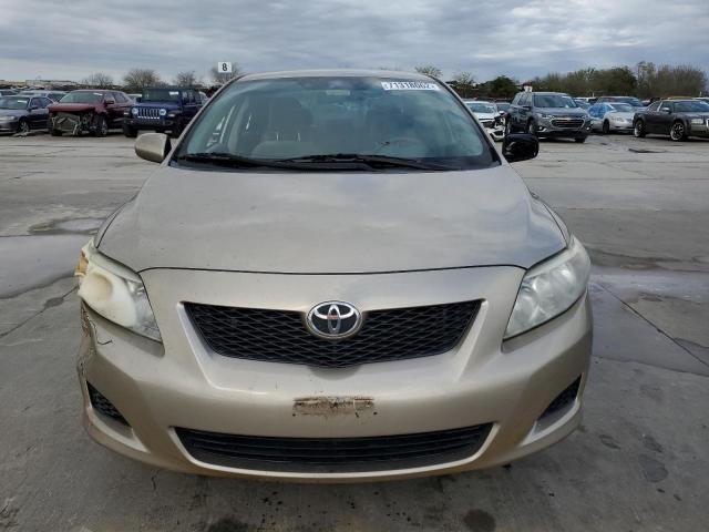 1NXBU40E19Z019223 - 2009 TOYOTA COROLLA BASE BEIGE photo 5