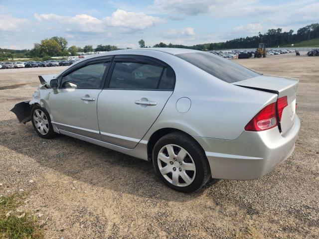1HGFA16537L007034 - 2007 HONDA CIVIC LX SILVER photo 2