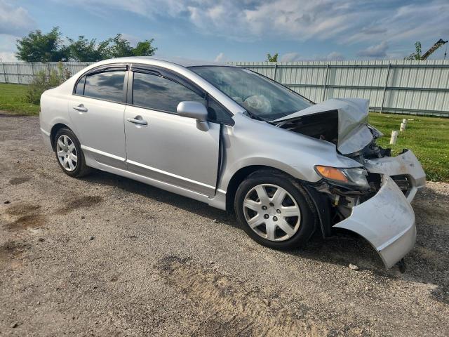 1HGFA16537L007034 - 2007 HONDA CIVIC LX SILVER photo 4
