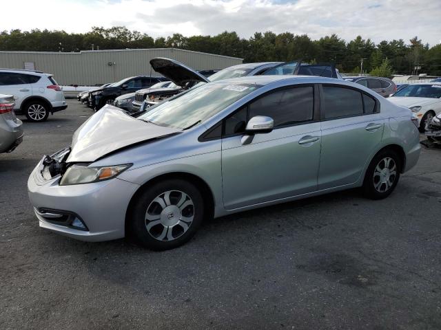 19XFB4F31DE004052 - 2013 HONDA CIVIC HYBRID L SILVER photo 1