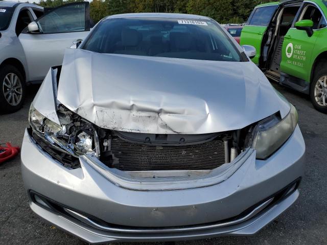 19XFB4F31DE004052 - 2013 HONDA CIVIC HYBRID L SILVER photo 5