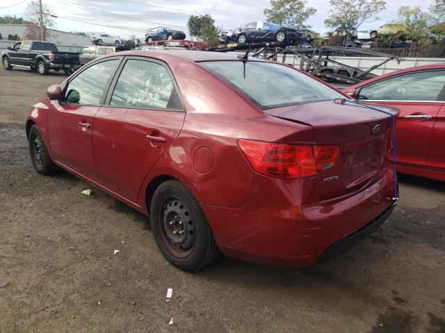 KNAFU4A2XC5586121 - 2012 KIA FORTE EX RED photo 2