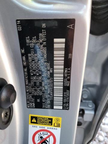 5TDJKRFH1ES021573 - 2014 TOYOTA HIGHLANDER XLE Gümüş foto 12