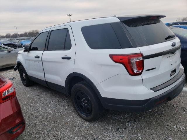 1FM5K8AR3JGC55998 - 2018 FORD EXPLORER POLICE INTERCEPTOR WHITE photo 2