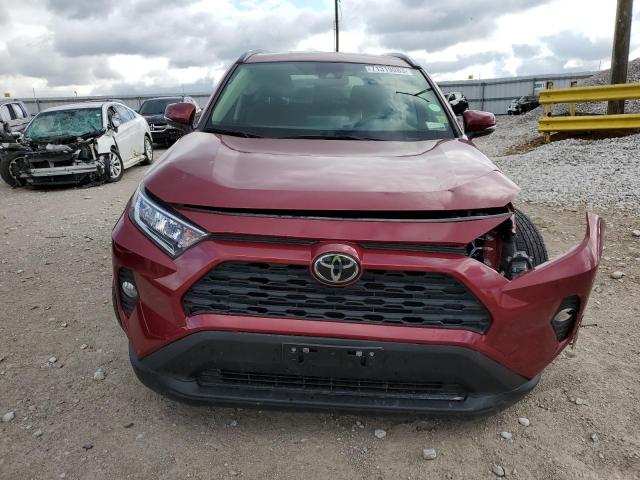 JTMP1RFV8MD075188 - 2021 TOYOTA RAV4 XLE RED photo 5