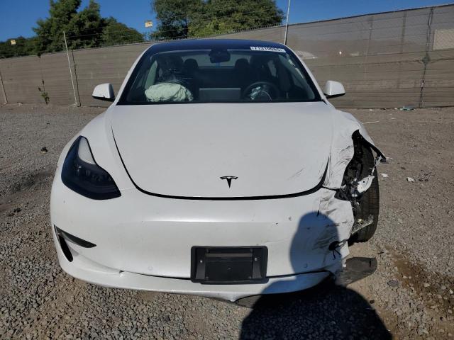 5YJ3E1EA6NF128189 - 2022 TESLA MODEL 3 WHITE photo 5