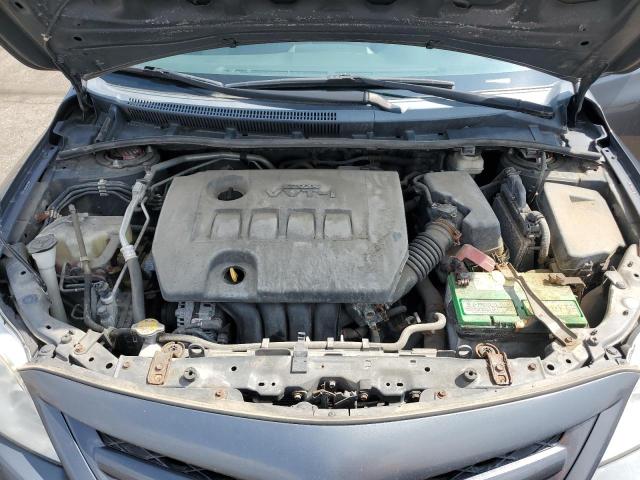 2T1BU4EE9BC723380 - 2011 TOYOTA COROLLA BASE GRAY photo 11