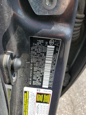 2T1BU4EE9BC723380 - 2011 TOYOTA COROLLA BASE GRAY photo 12