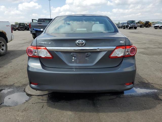 2T1BU4EE9BC723380 - 2011 TOYOTA COROLLA BASE GRAY photo 6