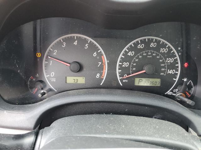 2T1BU4EE9BC723380 - 2011 TOYOTA COROLLA BASE GRAY photo 9