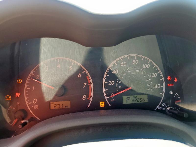 1NXBU4EE9AZ283416 - 2010 TOYOTA COROLLA BASE ლურჯი ფოტო 9