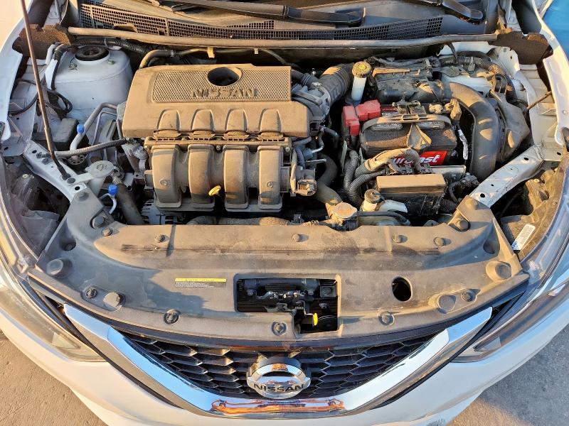 3N1AB7AP5KY274339 - 2019 NISSAN SENTRA S WHITE photo 11