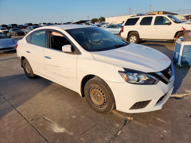 3N1AB7AP5KY274339 - 2019 NISSAN SENTRA S WHITE photo 4