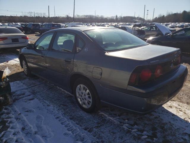 2G1WF52EX49332384 - 2004 CHEVROLET IMPALA GRAY photo 2