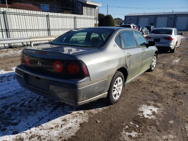 2G1WF52EX49332384 - 2004 CHEVROLET IMPALA GRAY photo 3