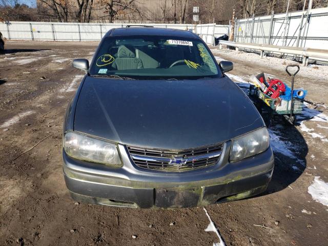 2G1WF52EX49332384 - 2004 CHEVROLET IMPALA GRAY photo 5