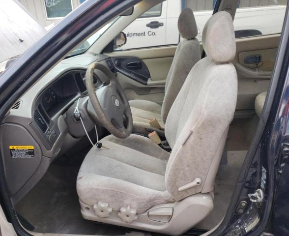 KMHDN46DX6U267194 - 2006 HYUNDAI ELANTRA GLS BLUE photo 7