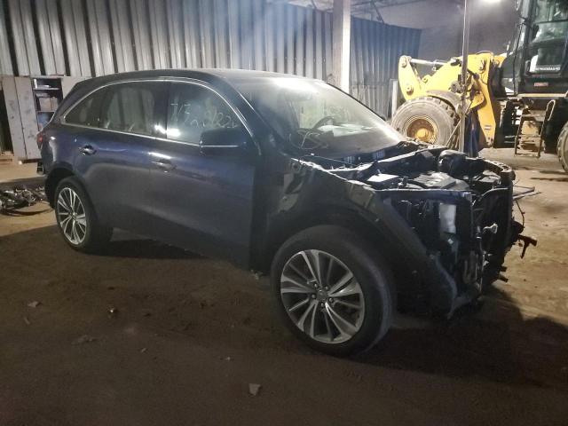 5J8YD4H56JL016705 - 2018 ACURA MDX TECHNOLOGY BLUE photo 4