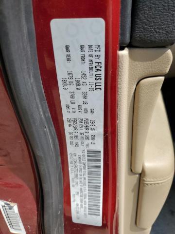 1C4RJEAG7FC199021 - 2015 JEEP GRAND CHEROKEE LAREDO RED photo 13