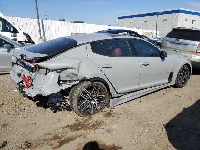 KNAE45LC8N6116996 - 2022 KIA STINGER GT1 GRAY photo 3