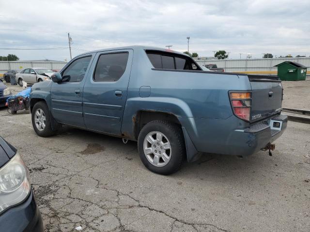 2HJYK16556H508101 - 2006 HONDA RIDGELINE RTL BLUE photo 2