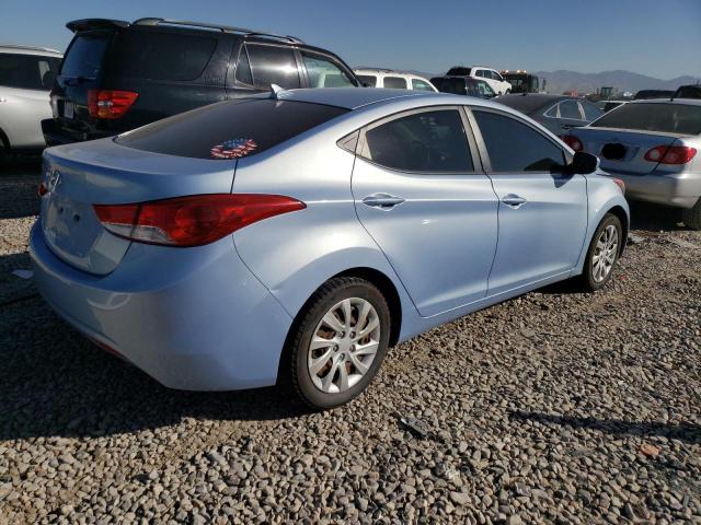 KMHDH4AE0CU358218 - 2012 HYUNDAI ELANTRA GLS BLUE photo 3