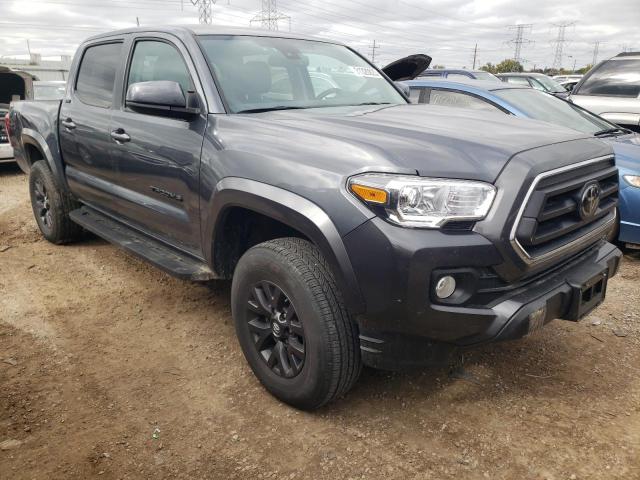 3TMCZ5AN8NM514001 - 2022 TOYOTA TACOMA DOUBLE CAB GRAY photo 4