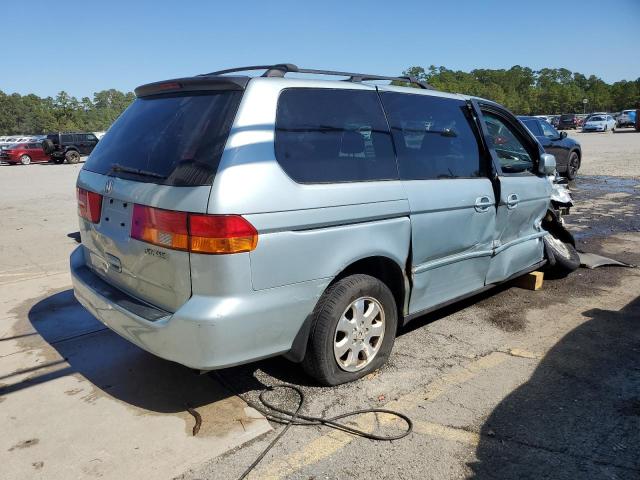 5FNRL186X4B135930 - 2004 HONDA ODYSSEY EX BLUE photo 3