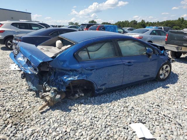 19XFB2F52DE078828 - 2013 HONDA CIVIC LX BLUE photo 3