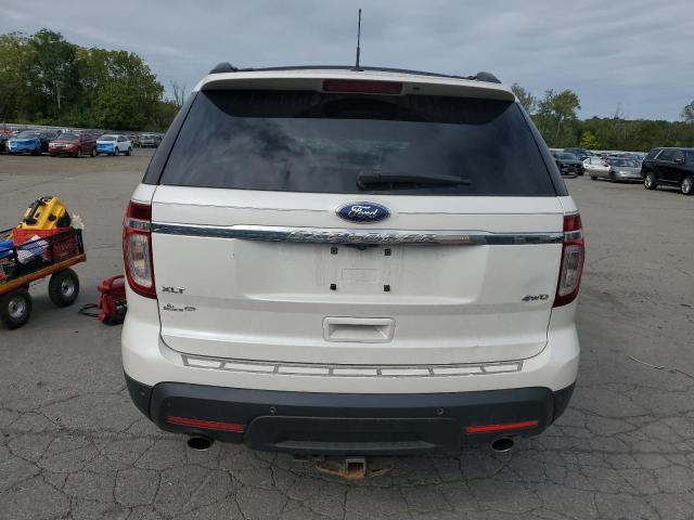 1FM5K8D85EGB31823 - 2014 FORD EXPLORER XLT WHITE photo 6
