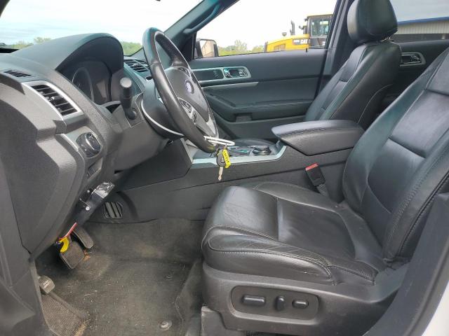 1FM5K8D85EGB31823 - 2014 FORD EXPLORER XLT WHITE photo 7